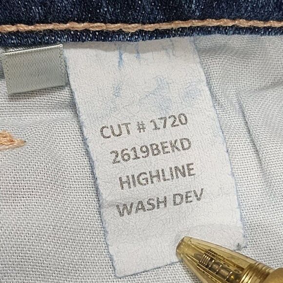 L'AGENCE High Line - Size 25 - Skinny Jeans Dark Wash Blue Destructed - Picture 11 of 12